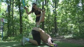 Goddess Simona and the public humiliation of a slave