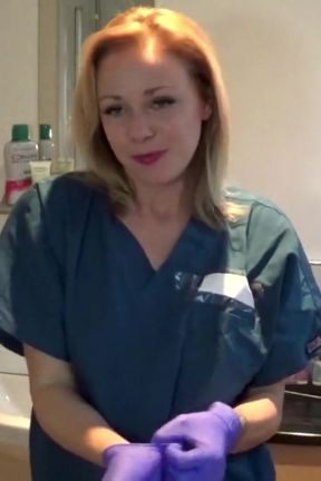 Latex Glove JOI in the Dental Chair Naughty Nurse POV