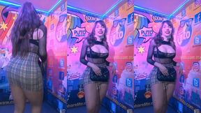 siempre me gusta salir de fiesta porque me excita grabarme en publico