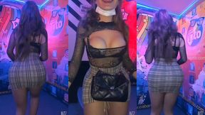 siempre me gusta salir de fiesta porque me excita grabarme en publico