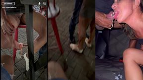 tirou a calcinha no barzinho e ganhou dedadas do comedor