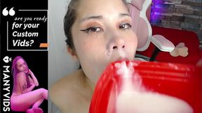 Fucking my throat, to get very dirty and hot