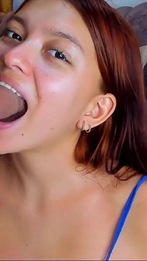 I Lose a Bet with My Stepbrother and I Have to Deepthroat Live