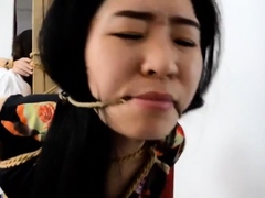 two girls tied together