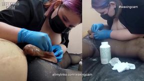 #92 Nurse Big Tits Waxing Dick