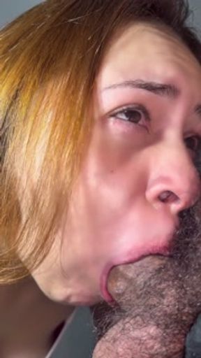 AGNES CAMP GIVING HER PUSSY ON ALL FOURS UNTIL SHE RECEIVES CUM ON HER FACE