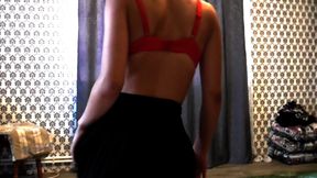 Black skirt sex