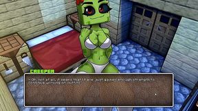 Creeper Girl and Piglette Give a Hardcore Blowjob!