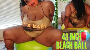 48 Inch Beach Ball Sit Hump And Grind To Pop