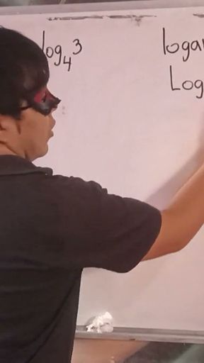 94 Asian Stepdaughter Learns Math