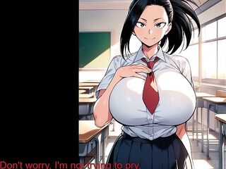 Momo’s Quirk Encouragement JOI - VOICED (Breasts, Feet, Titjob, My Hero Academia)