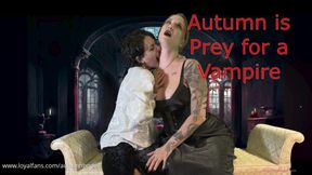 Autumn Bodell is Prey for Vampire Mura Suru - Vampire Fangs Give Throat Worship and Neck Biting to Glamoured Girl