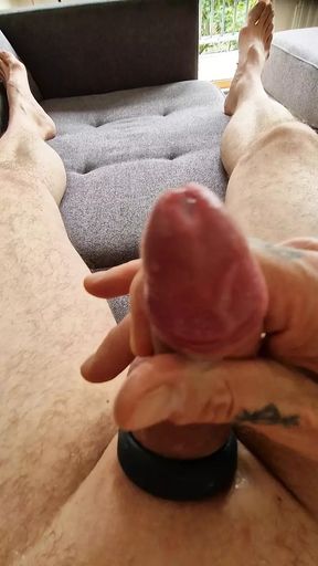 Jerking of after urethra play see that in my  other video