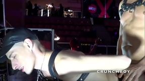 bareback show porn live in barcleona on puiblic