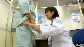 Japanese Nurse Blowjobs Gone Wild – Flooded Her Mouth Instantly!