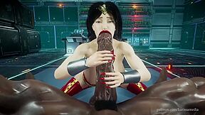 Wonder Woman Has Interracial Sex With Her Black Bbc Love
