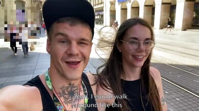 Croatian vlog captures a rough bisexual threesome with a stranger