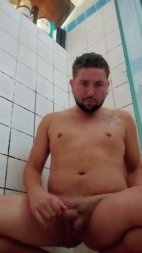 Take a Hot Shower in the Cold to Warm up Your Dick
