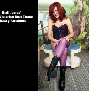 Andi James olde victorian boot tease