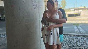 Hard Fucking in Broad Daylight on the Way From the Train Station. Blowjobs, Fucking, Cunnilingus, and More.
