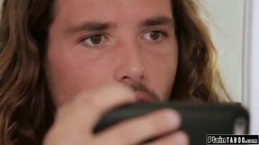 Stepmom's Seductive Game: Caught in a Steamy Moment with Her Stepson!