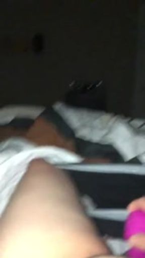 BABYSITTER FUCKS CREAMY WET PUSSY WITH LOVENSE TOY huge clit and tits with massive cumshot