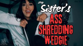 Sister's Ass Shredding Wedgie