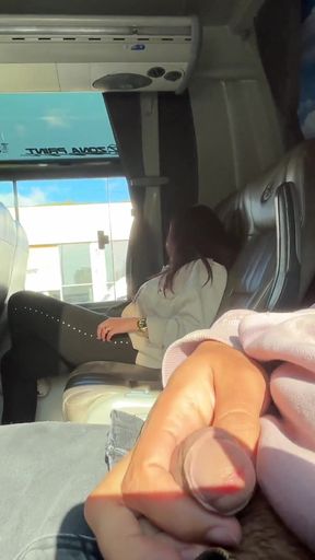 Bus Adventure: I Show My Cock to a Sexy Cutie Lady...she Can't Resist