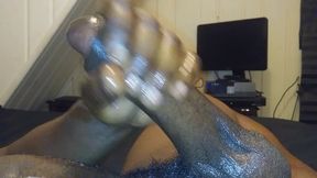 BBC Tease Slow Passionate Wank Cumshot
