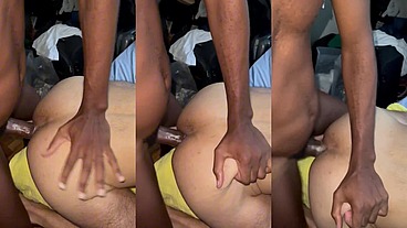 Negão Puto meteu gostoso no meu rabo