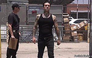 Ex prisoner fucks big tits boss bdsm