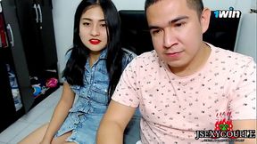 La hermanastra virgen de mi esposa dejo que llene su carita de leche VIDEO COMPLETO EN MI RED