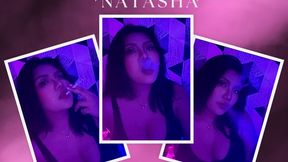 After work of Natasha - Smoking Marlboro White Cigarette-