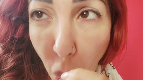 lavinia della love fa la blasfema e ti da ordini con bestemmie- real blasphemous redhead