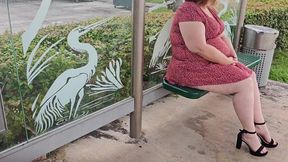 A stranger at the bus stop wanted my pussy (bbw ssbbw &mdash;  Big ass &mdash;  big butt &mdash;  Thick ass &mdash;  big boobs)