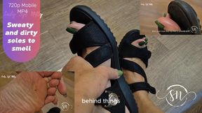 Sweaty and dirty soles day to day. 720p - Mobile