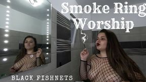 Black Fishnets Smoke Ring Worship