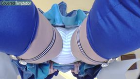 Cosplay Moment Sparks Shy Excitement as a Slender Newcomer Explores Playful Curiosity