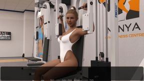 Mastering the Pink Box: Gym Session with Sexy Ass College Girl - Episode 5