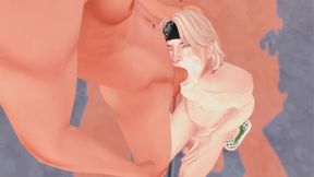 perverted alpha arranged hard anal sex with femboy omega and checked his deep throat (sims + anime hentai + sfm)