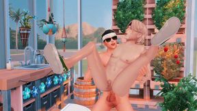 perverted alpha arranged hard anal sex with femboy omega and checked his deep throat (sims + anime hentai + sfm)