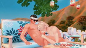 perverted alpha arranged hard anal sex with femboy omega and checked his deep throat (sims + anime hentai + sfm)
