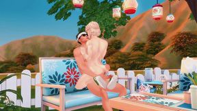 perverted alpha arranged hard anal sex with femboy omega and checked his deep throat (sims + anime hentai + sfm)