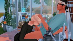 perverted alpha arranged hard anal sex with femboy omega and checked his deep throat (sims + anime hentai + sfm)