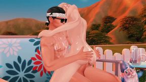 perverted alpha arranged hard anal sex with femboy omega and checked his deep throat (sims + anime hentai + sfm)