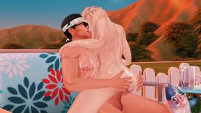 perverted alpha arranged hard anal sex with femboy omega and checked his deep throat (sims + anime hentai + sfm)