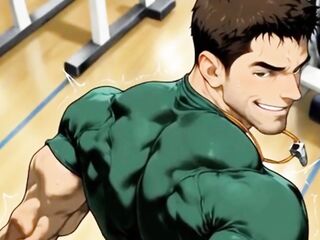 I love widening my butt for just anyone at the gym. BARA QUEER Manga Animation
