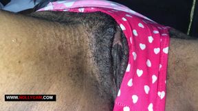 he is checking my temptrature