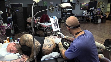Getting a tattoo!