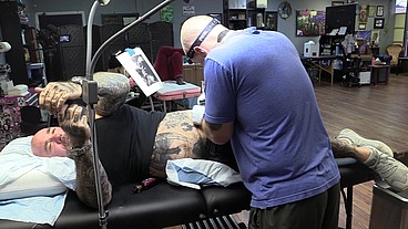 Getting a tattoo!